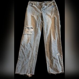 Distressed Light Blue Women's Jeans